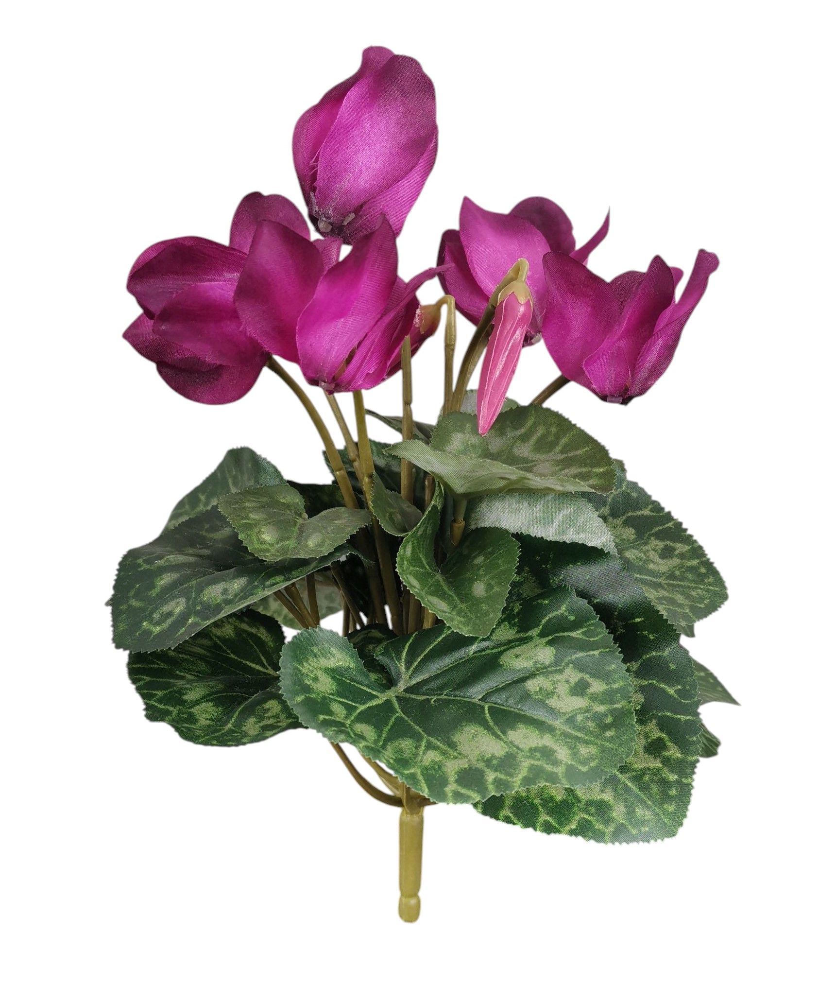 BUSH CICLAMINO 25LVS 8FLW 26CM PU