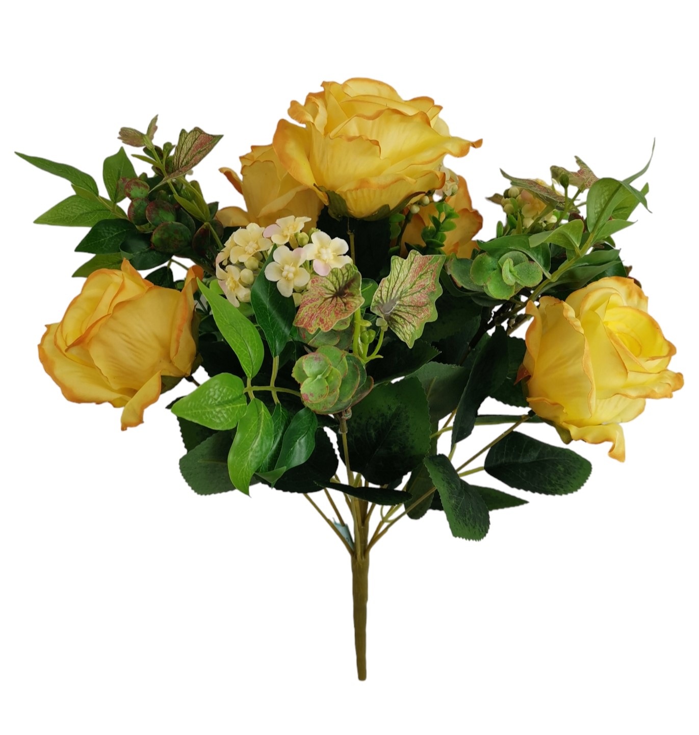BUSH ROSE X13 44CM YL