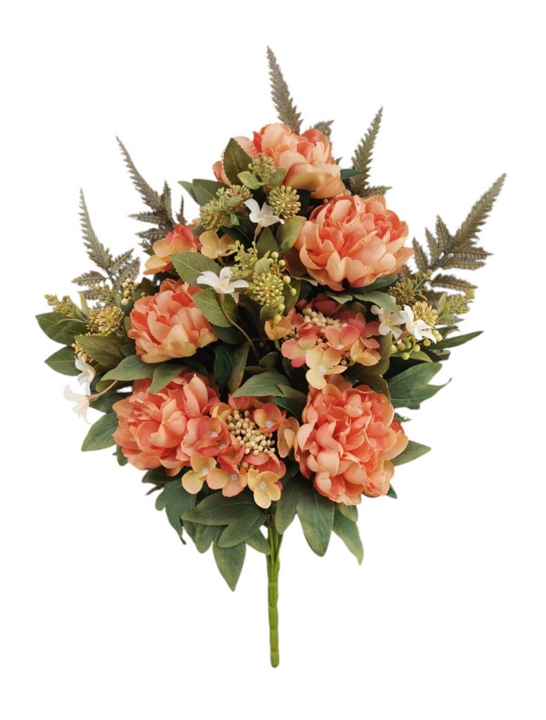 FR PEONIA X12 57CM OR
