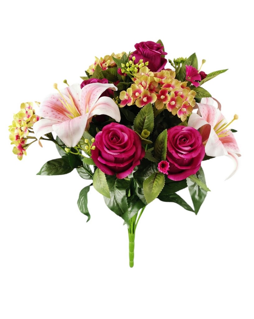 BUSH LILIUM VERBENA ROSA X15 50CM BT