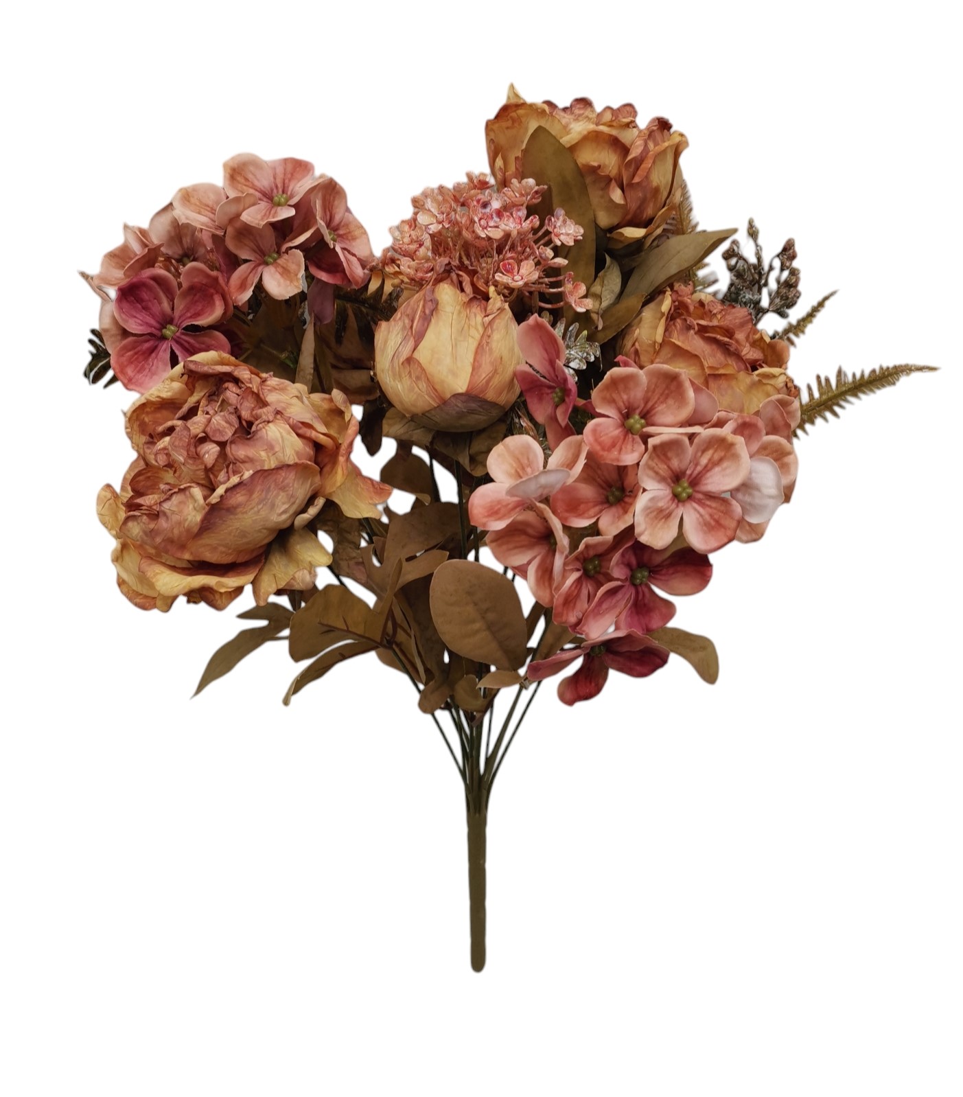 BUSH PEONIA ORTENSIA FILLER DRY X12 45CM YL