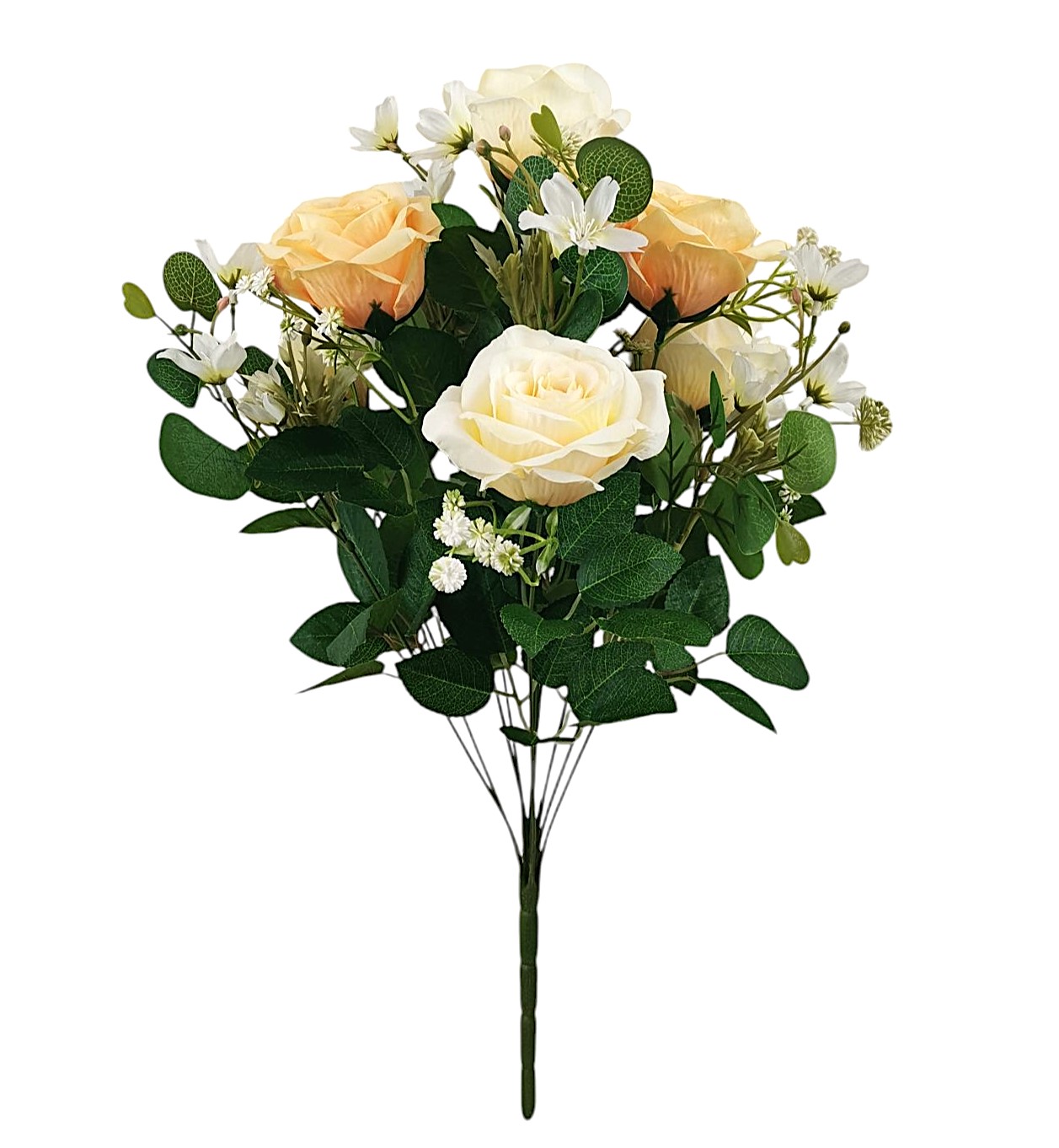 BUSH ROSA X12 52CM YL