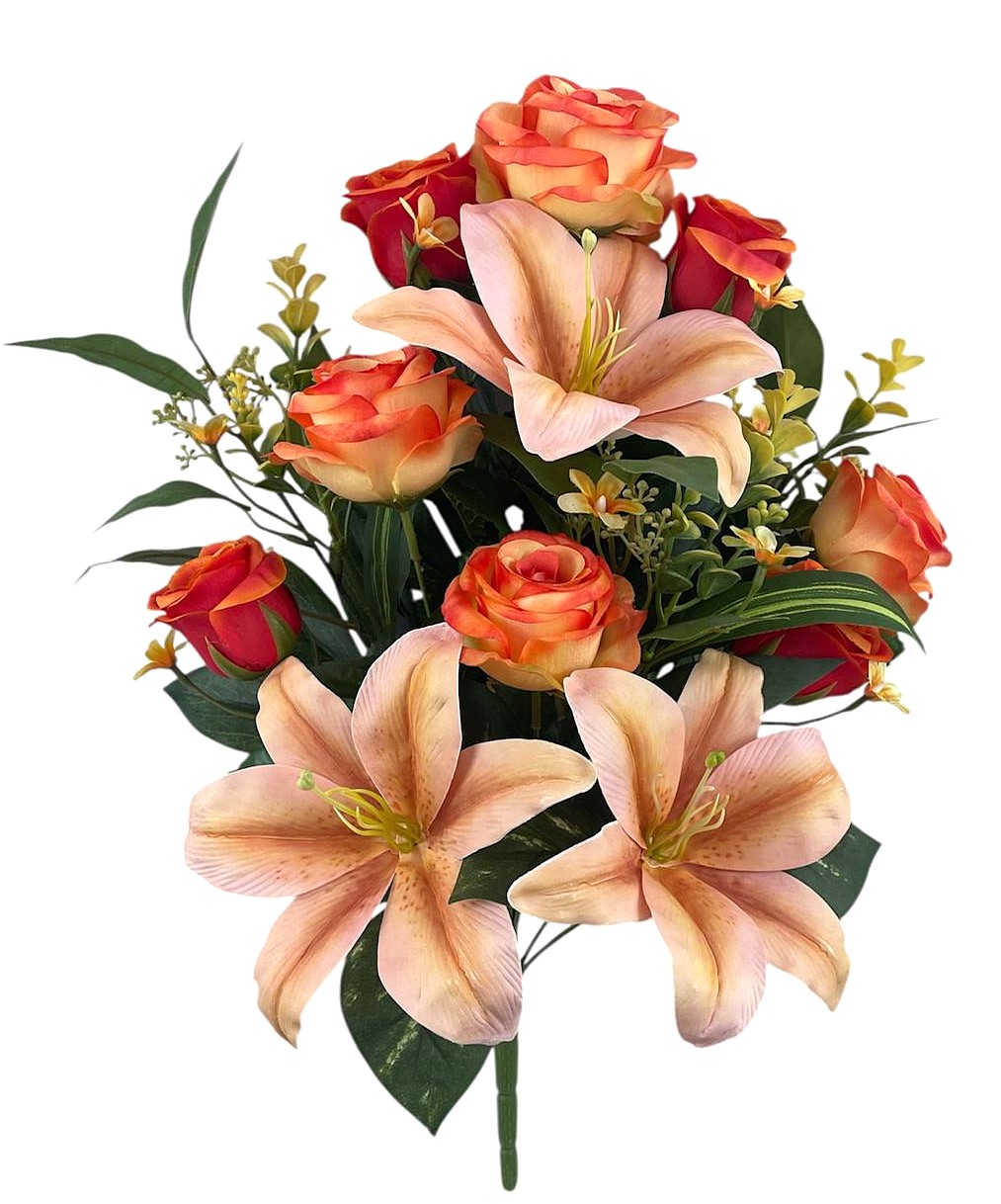 FR LILIUM ROSA X14 56CM OR