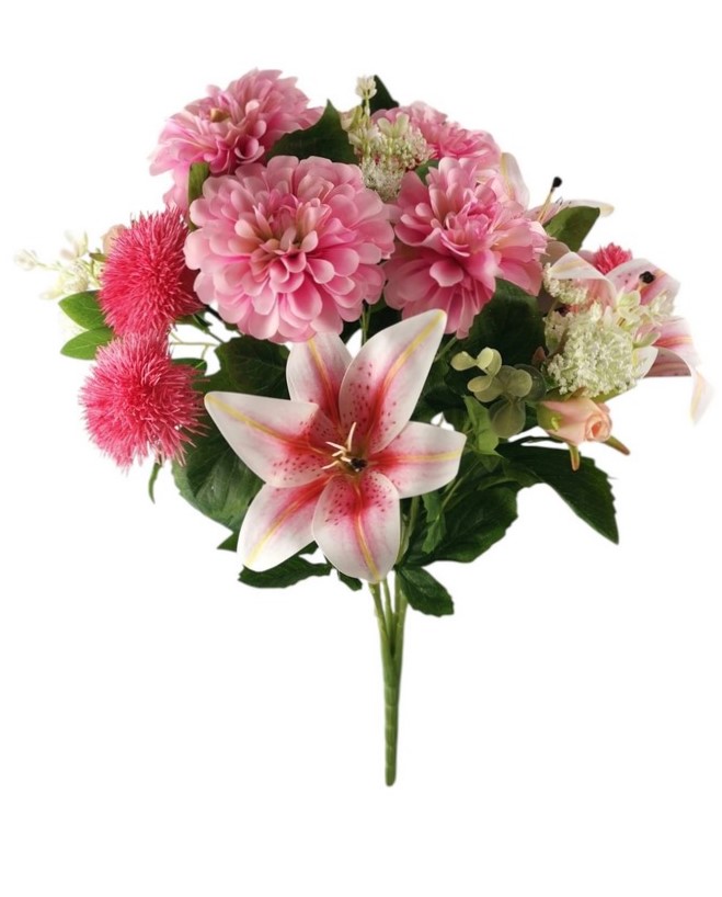 BUSH LILIUM DALIA X15 49CM PK