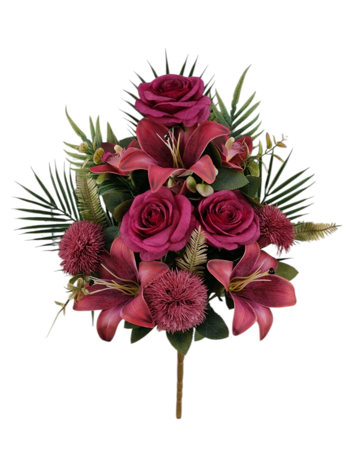 FR LILIUM ROSA CYMBIDIUM X12 47CM BU