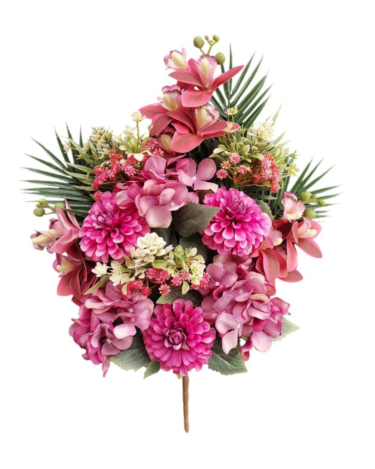 FR ZINNIA CYMBIDIUM ORTENSIA X12 60CM LV