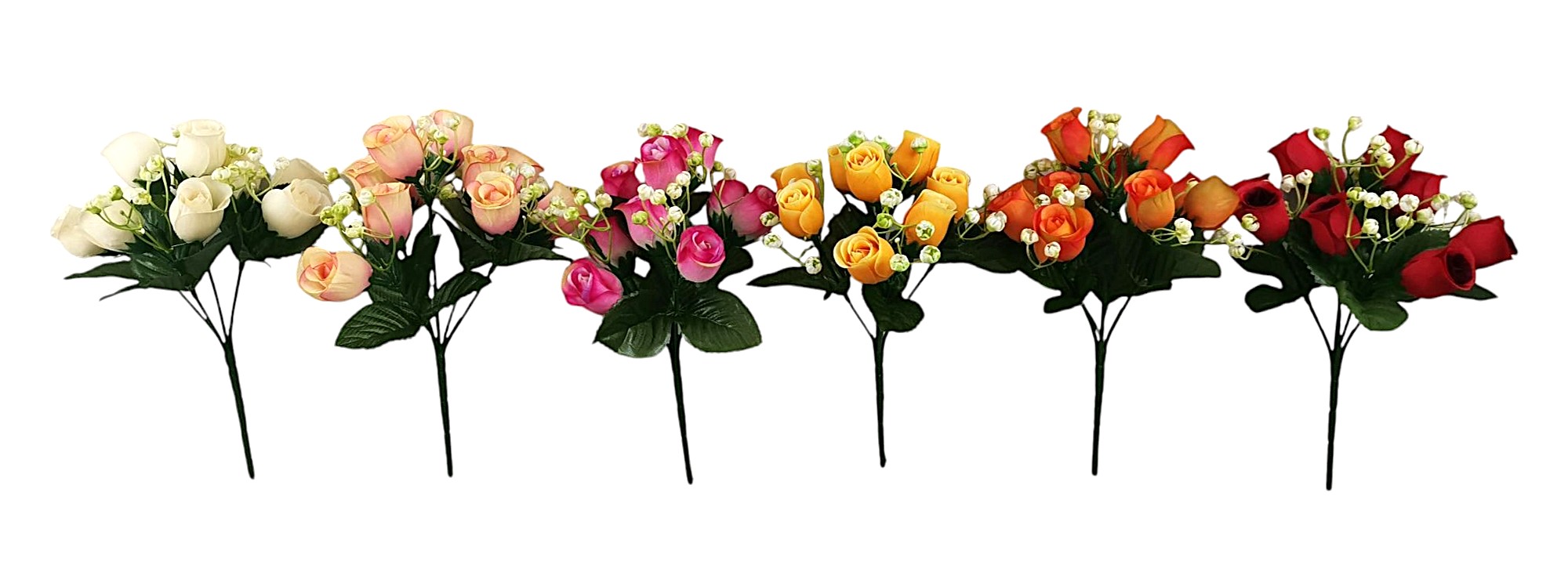 MINI BUSH BOCCIOLO GYPSOPHILA X5 23CM 6COL ASS