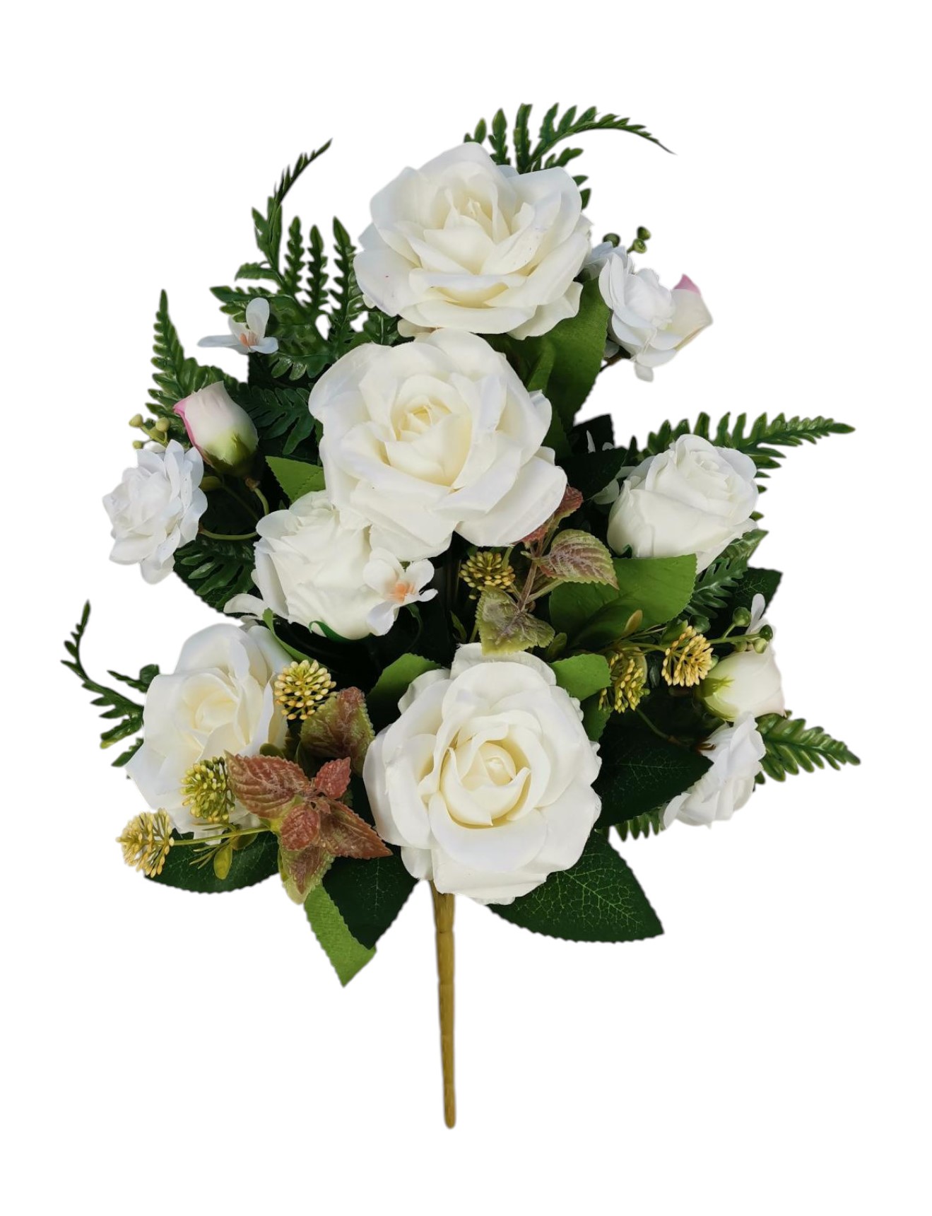 FR ROSA BOCCIOLO X12 49CM WH