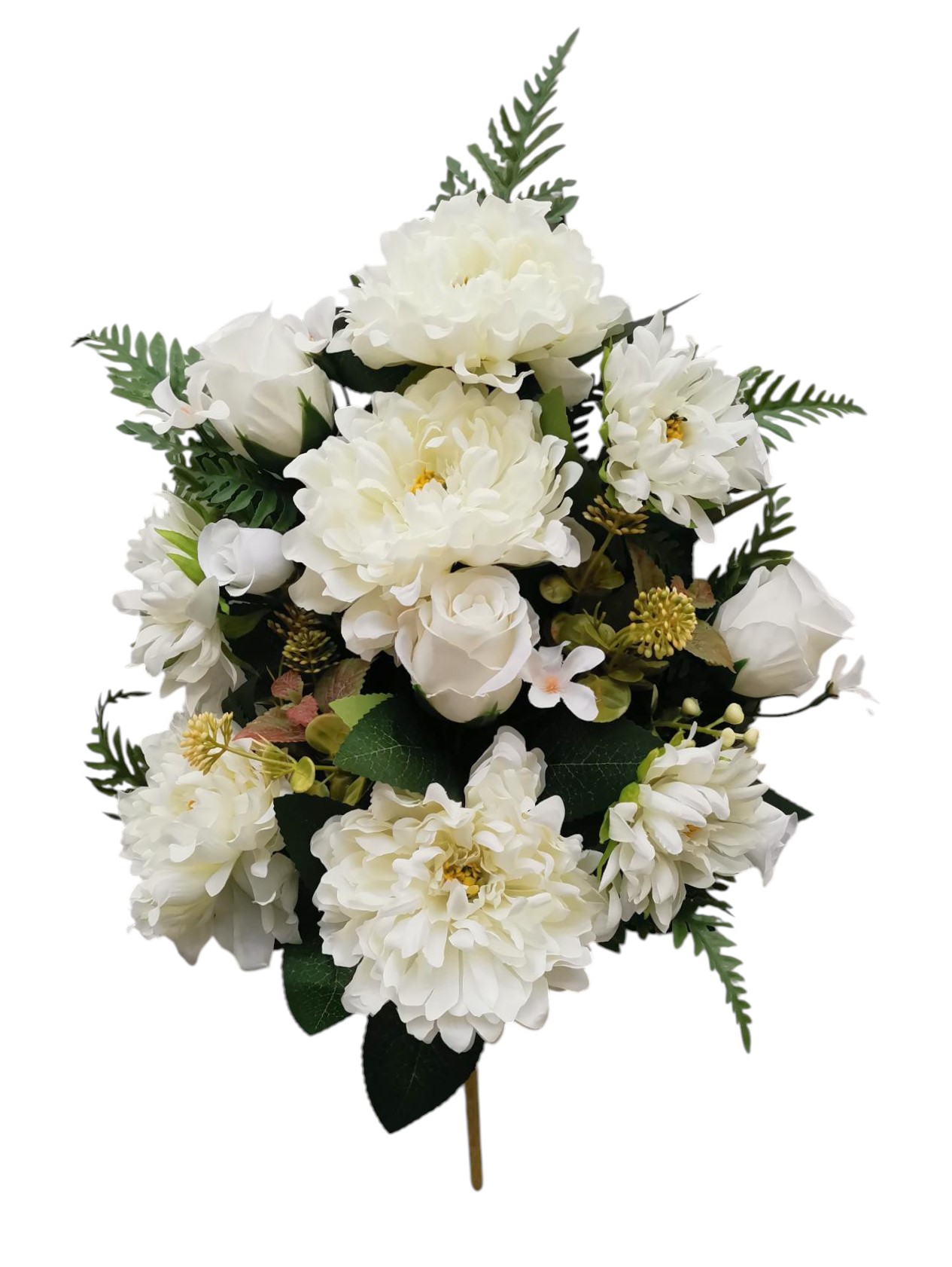 FR PEONIA BOCCIOLO X12 49CM WH