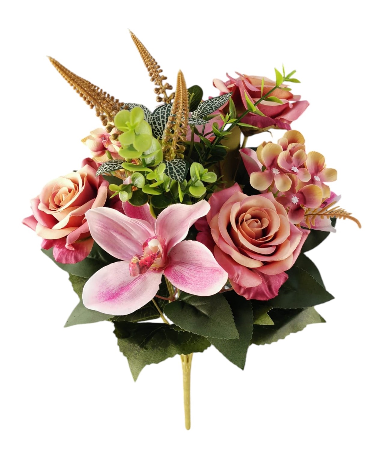 BUSH ROSA CYMBIDIUM X12 48CM SA